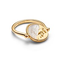 Anello Pandora Donna in Lega metallica Madreperla artificiale in bioresina 164812C01-52 - 164812C01-52